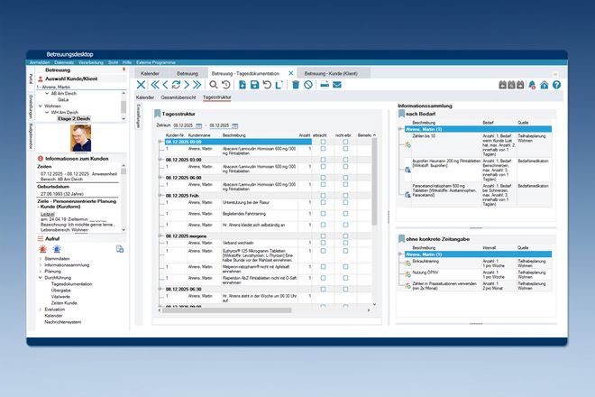 VRG-MICOS-Software-Wohneinrichtungen-Sozialer-Dienst-Betreuungsdesktop-Screenshot
