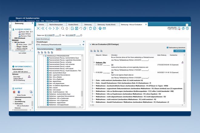 VRG-MICOS-Software-Werkstatt-Sozialer-Dienst-Screenshot-Steuern-mit-Sozialkennzahlen